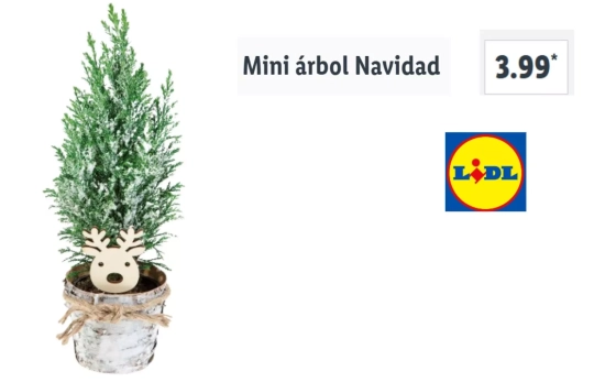 Mini árbol Navidad/ LIDL