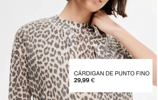Cárdigan de punto dino /H&M