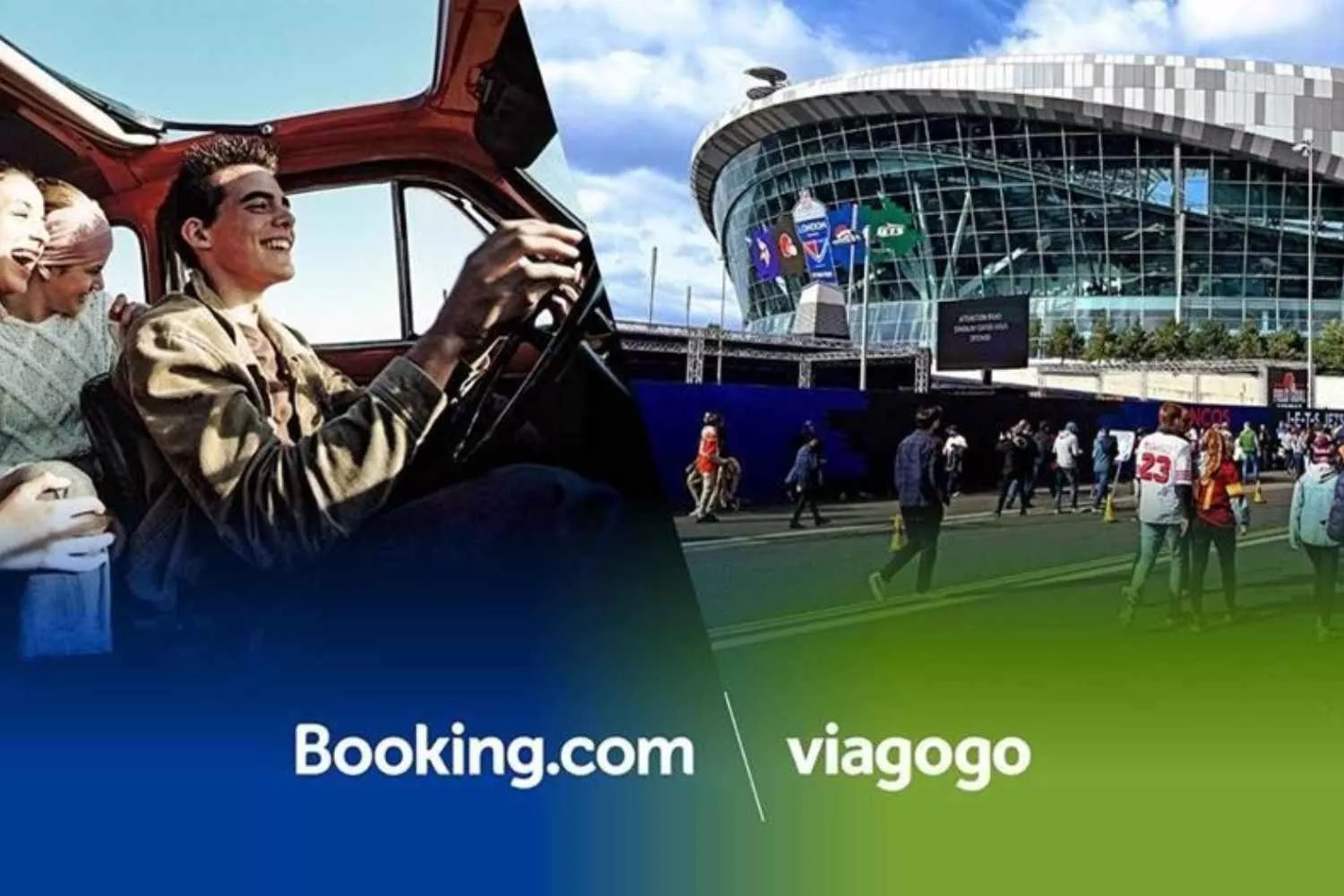 Cartel de Booking y Viagogo