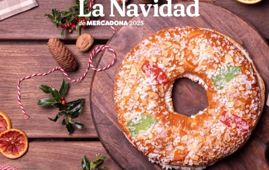 Un roscón de Reyes de Mercadona/ CEDIDA