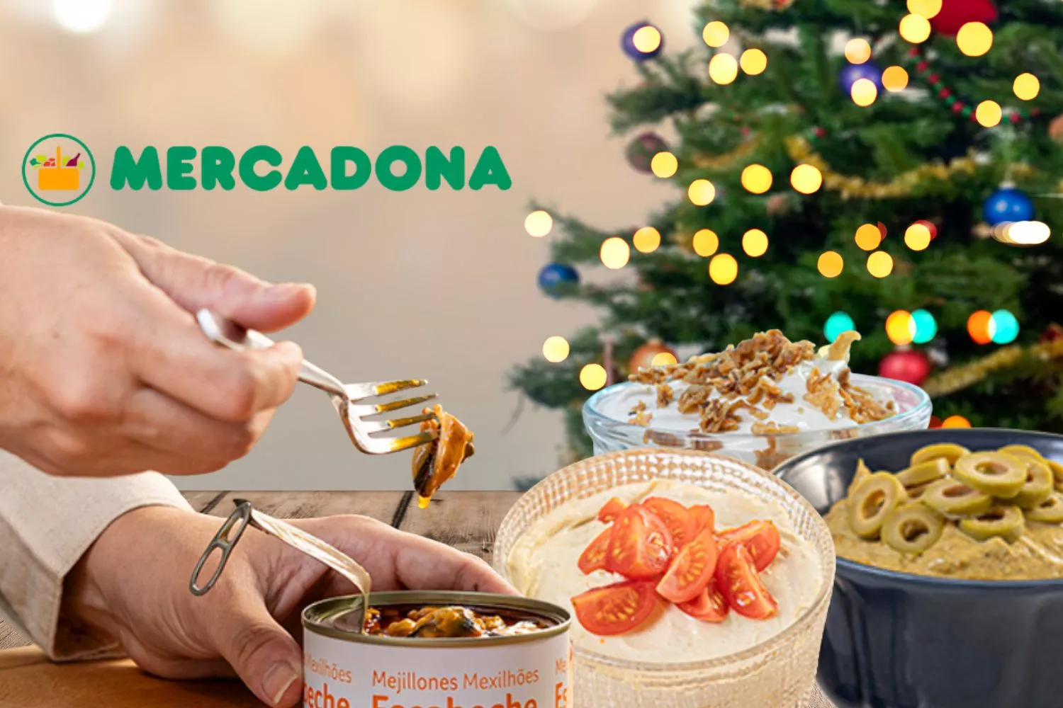 Mercadona resuelve qué cocinar esta Navidad con conservas/ Montaje Consumidor Global