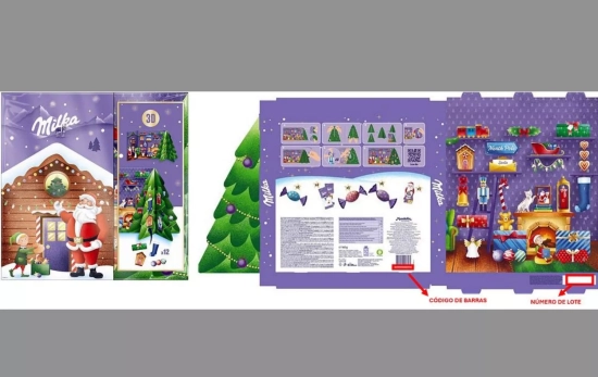 El calendario de Adviento afectado / MONDELEZ