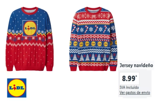 LIDL Jersey navideño/ LIDL