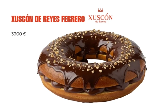 Roscón de Reyes de Ferrero made in Xuso Jones/ XURUBITA.COM Roscón de Reyes de Ferrero made in Xuso Jones/ XURUBITA.COM