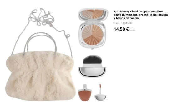 Kit Makeup Cloud Deliplus/ MERCADONA