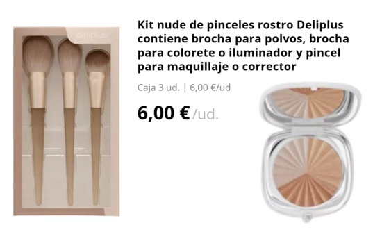 El iluminador n.º 205 + Kite de brochas/ MERCADONA