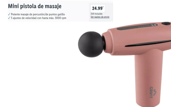 Pistola de masaje/ LIDL