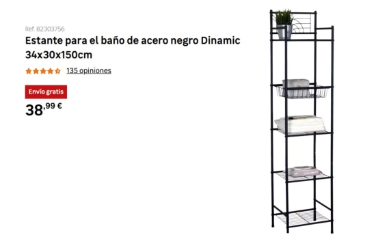 Estantería baño/LEROY MERLIN Estantería baño/LEROY MERLIN