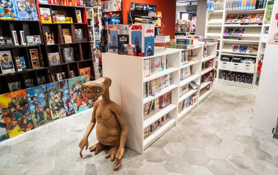 Réplica de E.T. en Cómics Barcelona / SIMÓN SÁNCHEZ