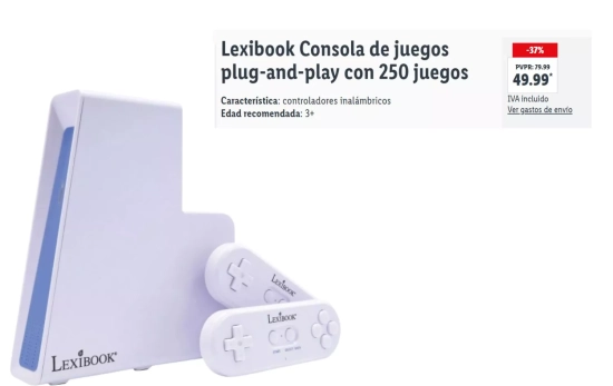 Consola retro 250 juegos/ LIDL Consola retro 250 juegos/ LIDL