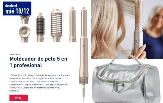 Moldeador de pelo 5 en 1 profesional/ ALDI Moldeador de pelo 5 en 1 profesional/ ALDI