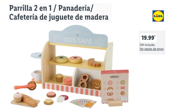 Cafetería de madera/ LIDL Cafetería de madera/ LIDL