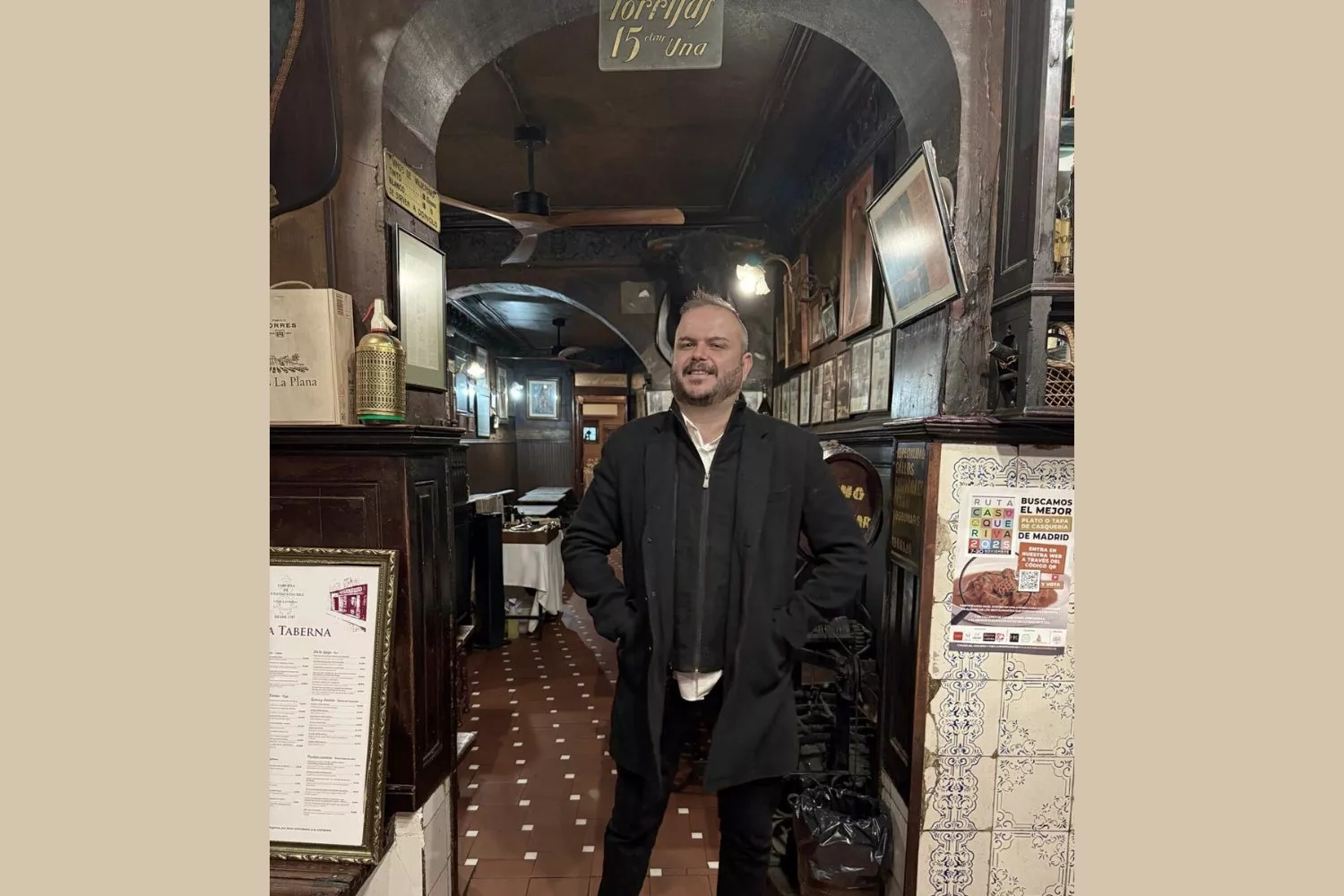 Raúl Luna, director de la Taberna Antonio Sánchez / CEDIDA