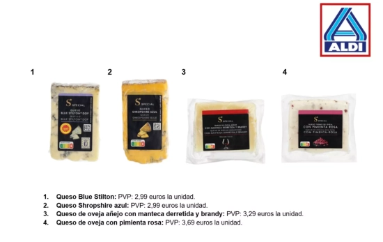 Quesos gourmet de la línea gourmet Special /ALDI Quesos gourmet de la línea gourmet Special /ALDI