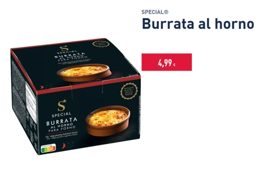 Burrata al horno/ ALDI Burrata al horno/ ALDI