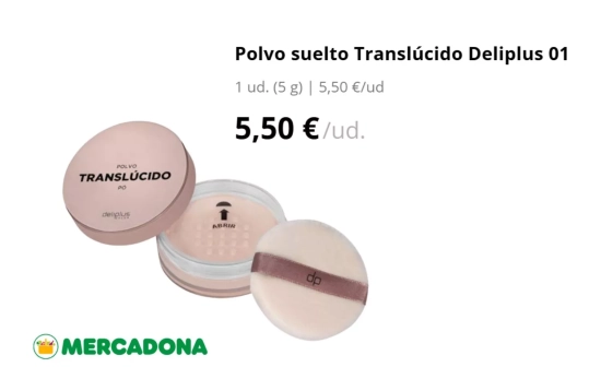 Polvo suelto Translúcido/ Mercadona