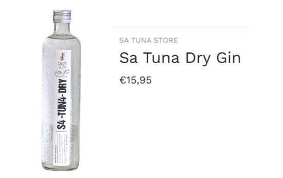 Sa Tuna Dry Gin/ STORE. SATUNAGIN