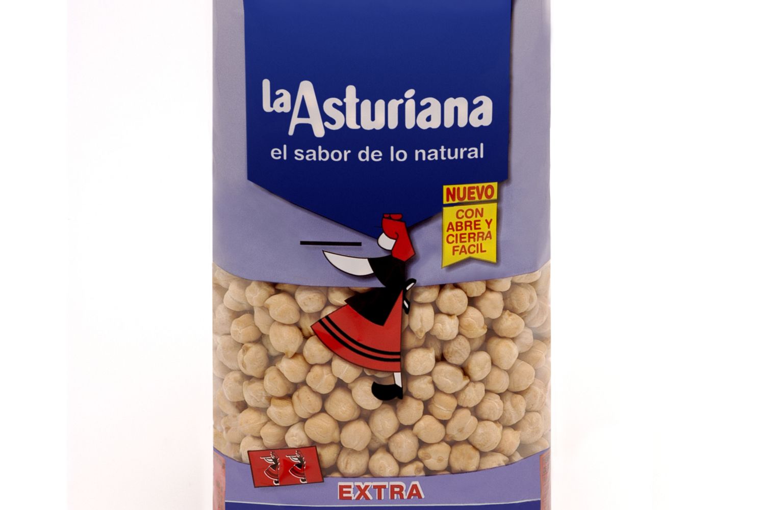 La marca la Asturiana tiene un garbanzo lechoso