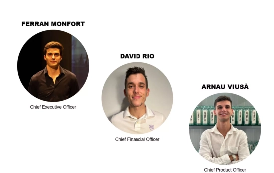 Ferran Monfort, David Río y Arnau Viusà, creadores de Sa Tuna Gin/ CEDIDA