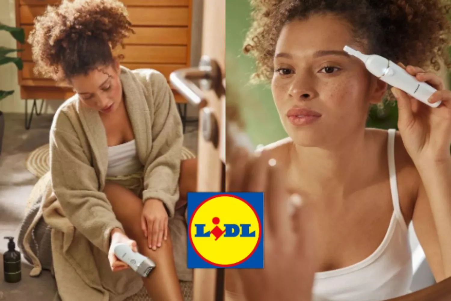 Lidl vende las mejores depiladoras para regalar en Papá Noel por menos de 20 euros/ Montaje Consumidor Global