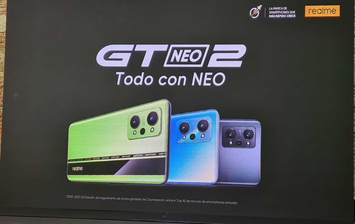 Imagen de los nuevos modelos GT Neo 2 de Realme / MARTA PEIRO