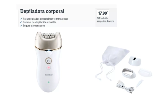 Depiladora corporal/ LIDL