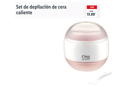 Set de depilación de cera caliente/ LIDL