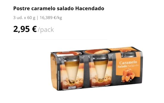 Vasito caramelo/ MERCADONA Vasito caramelo/ MERCADONA