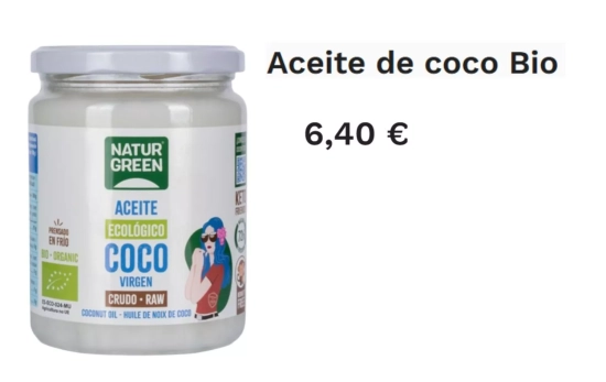 Aceite de coco bio/ NATURITAS