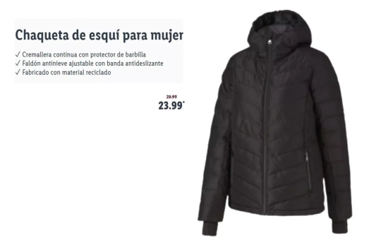Chaqueta de esquí / LIDL