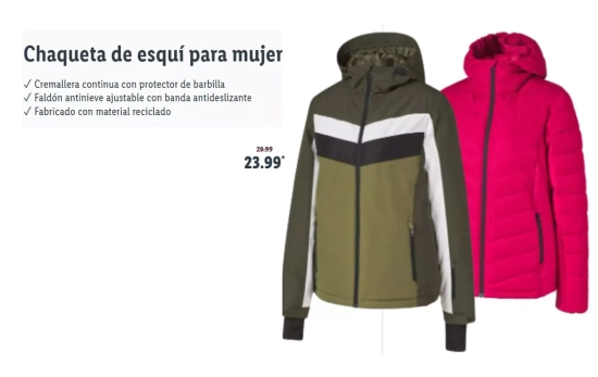 Otros modelos de chaqueta de esquí/ LIDL
