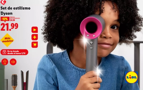 Secador de pelo de juguete Dyson/ LIDL