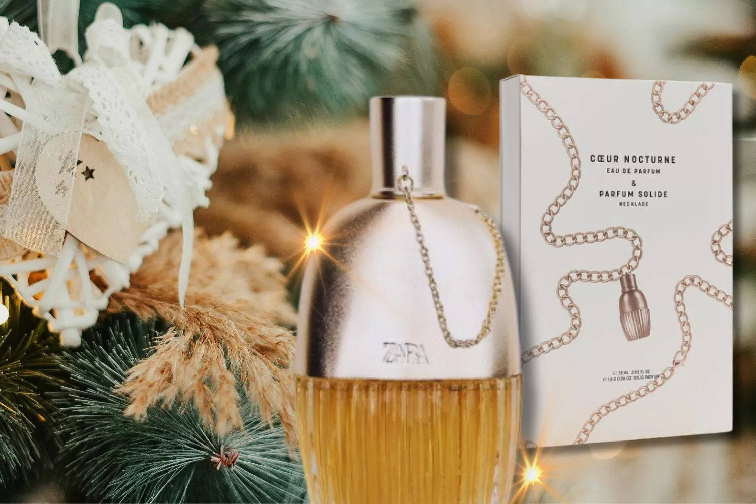 Zara tiene el perfume ( con collar incluido) más bonito para regalar en Navidad/ Montaje Consumidor Global