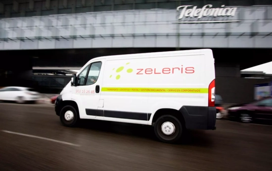 Una furgoneta de Zeleris   ZELERIS