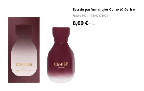 Como Tú Cerise/ MERCADONA