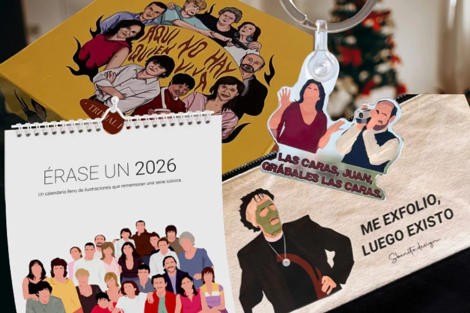 Regalos de Reyes para los fans de la serie 'Aquí no hay quien viva' / Montaje Consumidor Global