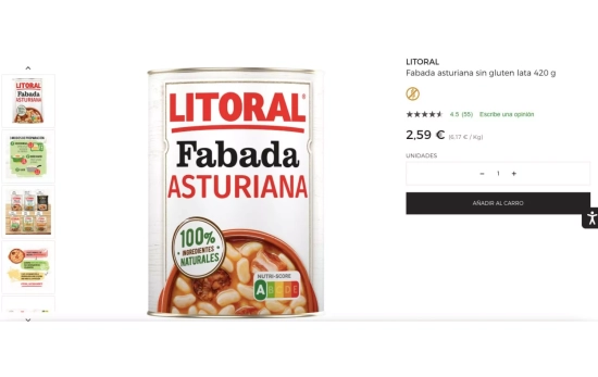 Fabada Litoral / EL CORTE INGLÉS