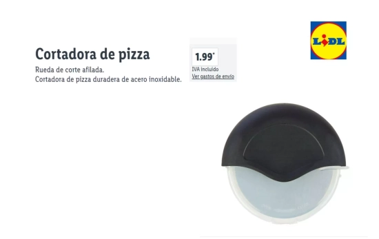Cortadora de pizza/ LIDL Cortadora de pizza/ LIDL