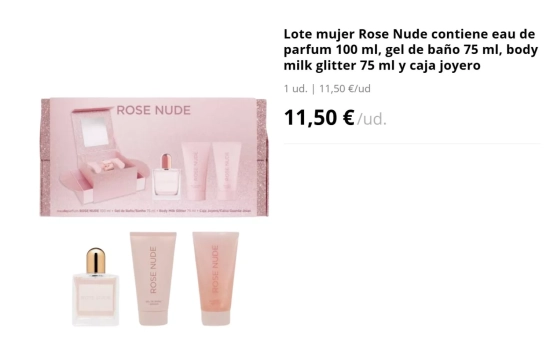 Lote Rose Nude/ MERCADONA