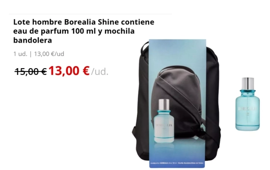 Lote Borealia Hombre/ MERCADONA