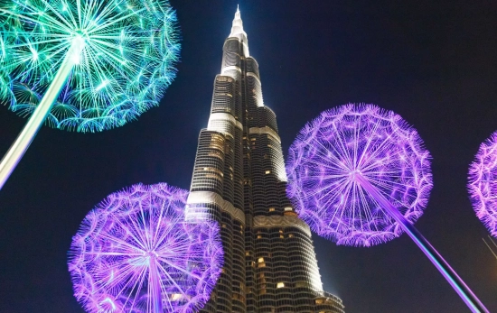 Burj Khalifa en Nochevieja/ CANVA