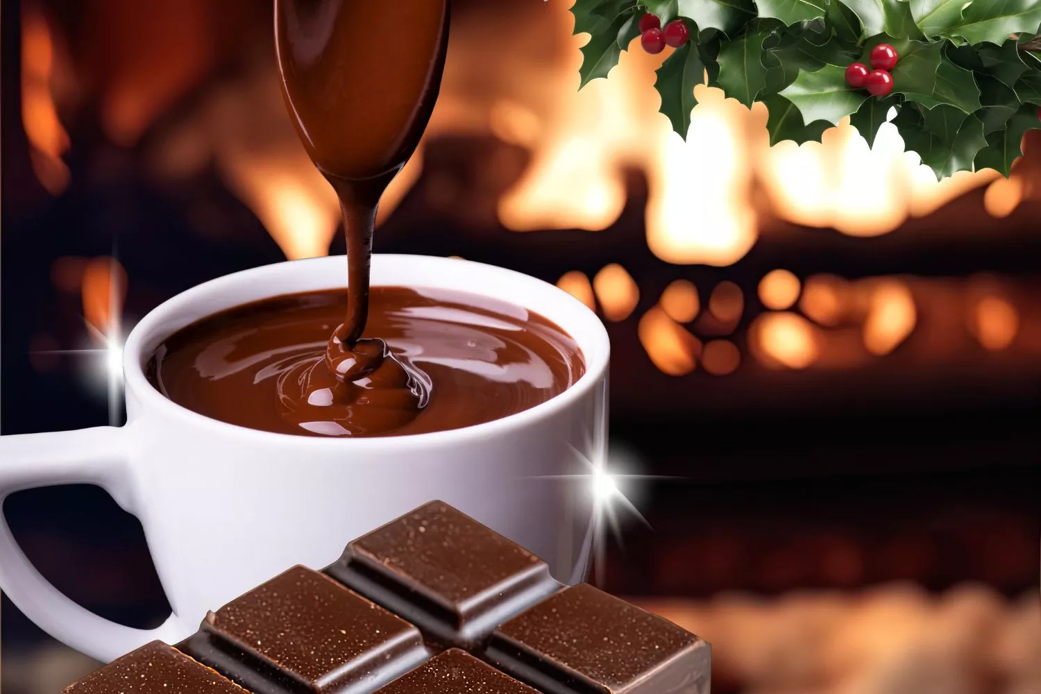 Un chocolate saludable a la taza en Navidad /Montaje Consumidor Global