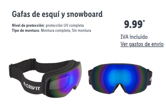 Gafas de esquí/ LIDL Gafas de esquí/ LIDL