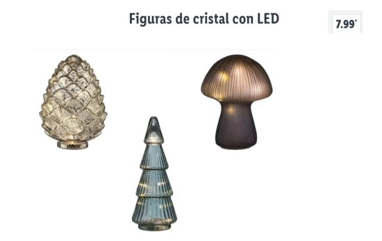 Objetos decorativos con luz LED/LIDL Objetos decorativos con luz LED/LIDL