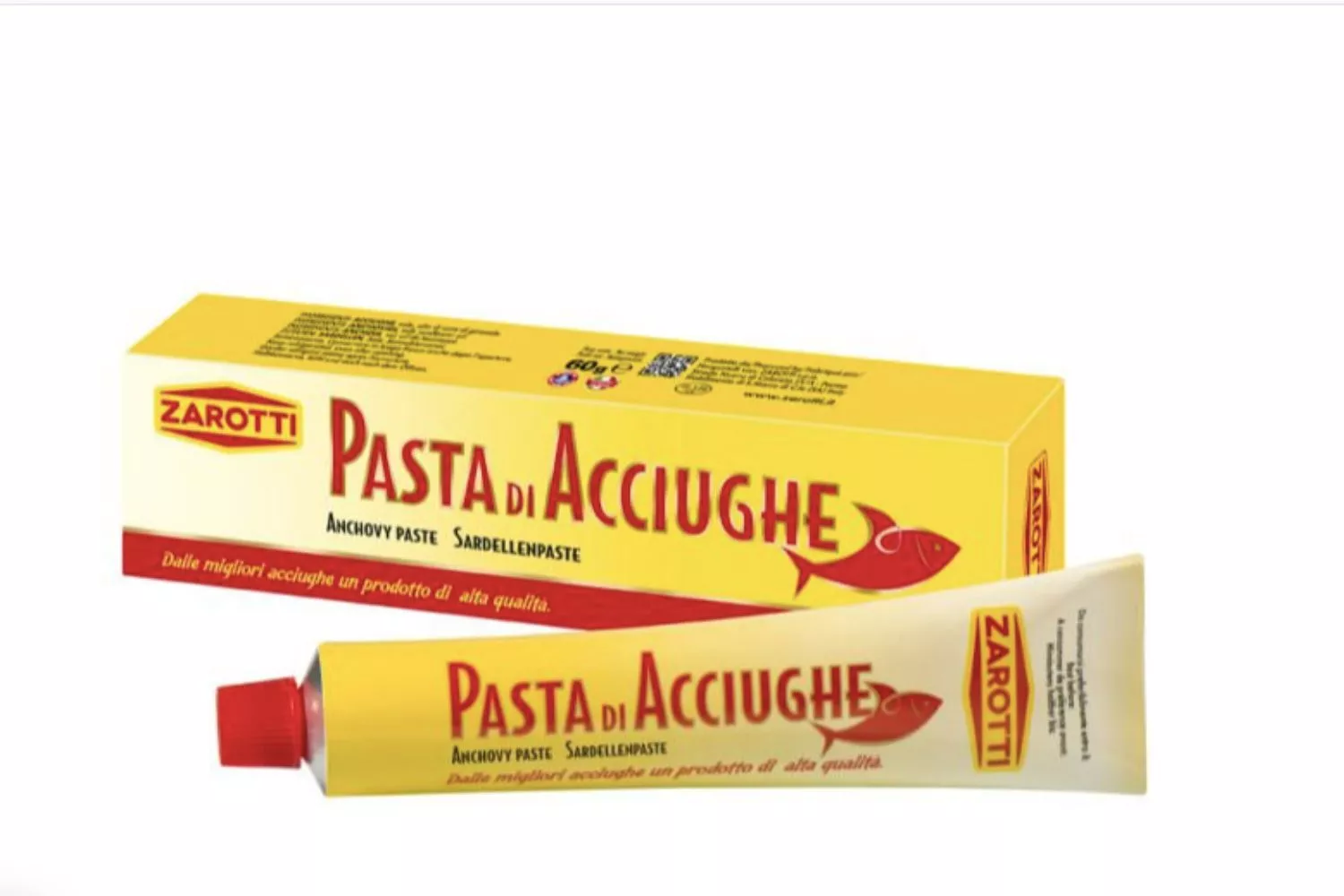 Pasta de anchoas de la marca Zarotti