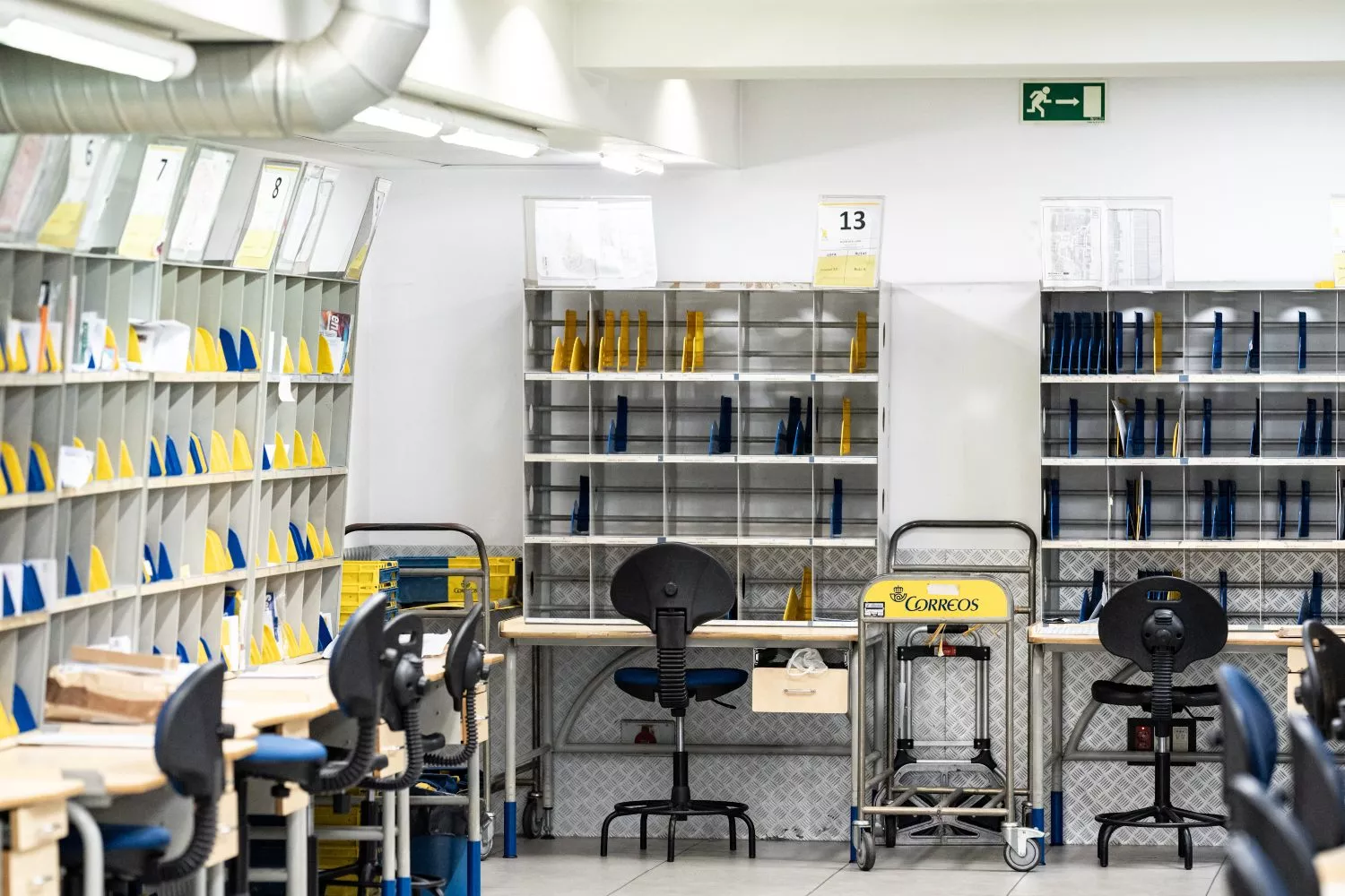 Una oficina de Correos vacía, una de las empresas que ha dejado plantados a los Reyes Magos / Diego Radamés - EP