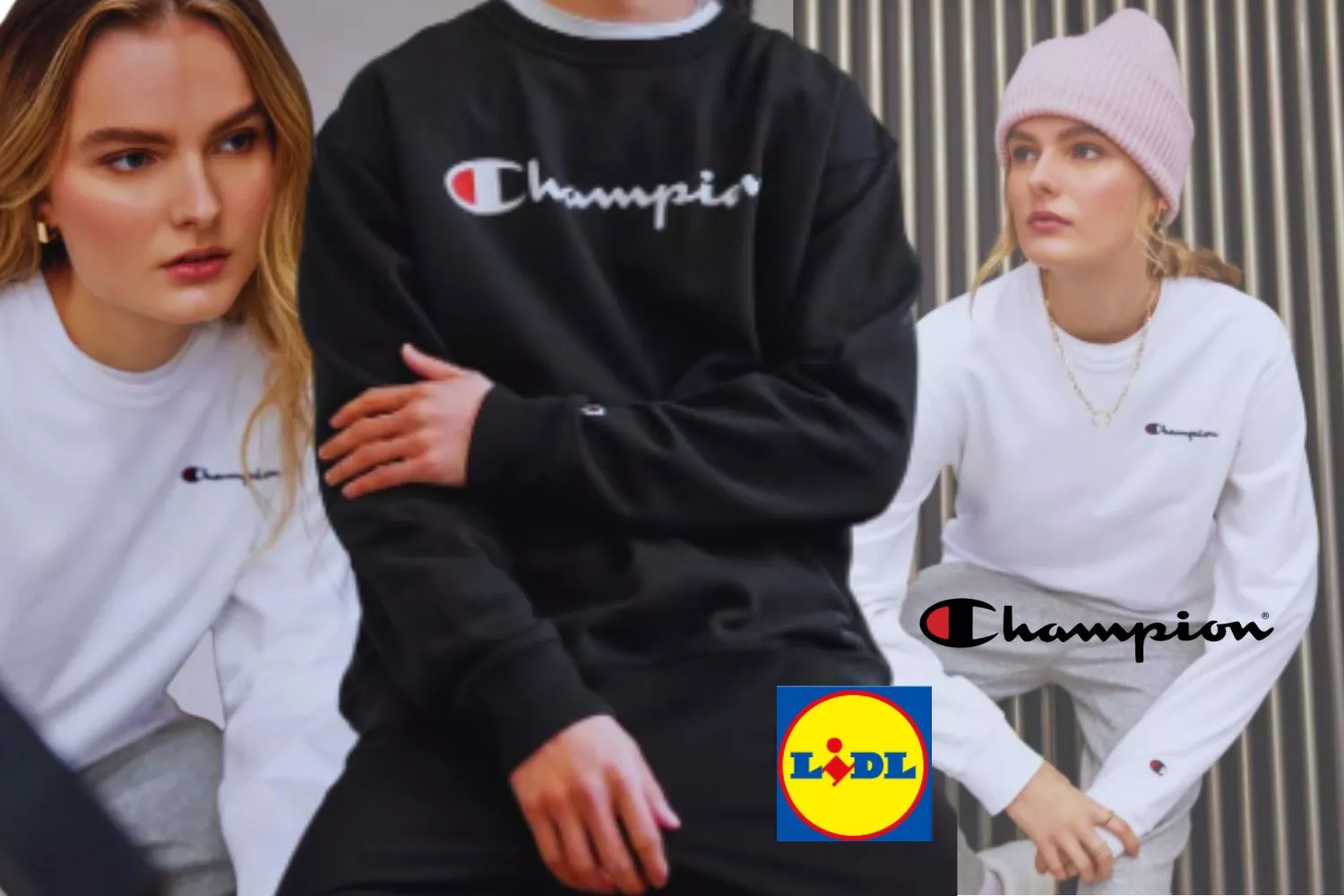 La sudadera de marca Champions más viral y top ventas, ahora rebajada en Lidl / Montaje Consumidor Global