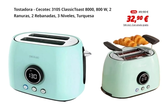 Tostadora Cecotec/ MEDIAMARKT Tostadora Cecotec/ MEDIAMARKT
