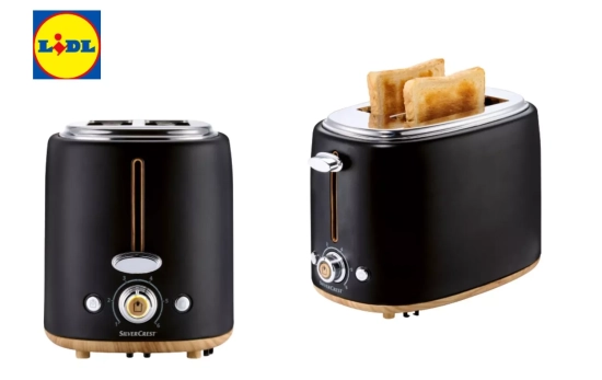 La tostadora retro de Lidl también disponible en color negro/ LIDL La tostadora retro de Lidl también disponible en color negro/ LIDL