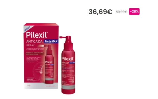 Pilexil Anticaída Forte Max Spray/ PROMOFARMA